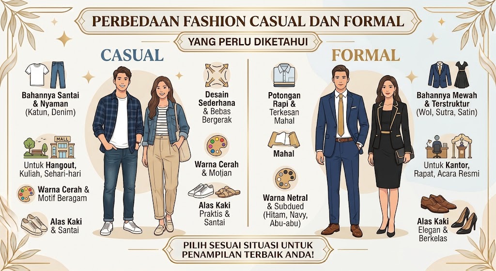 Fashion Casual dan Formal
